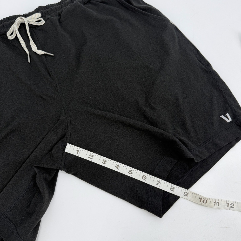 Vuori Black Heather Ponto Performance Shorts 7" Size XL DreamKnit V344 - Picture 10 of 10